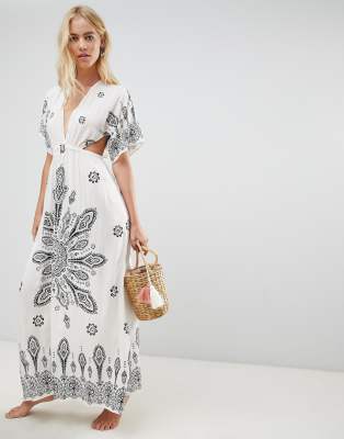 bandana maxi dress