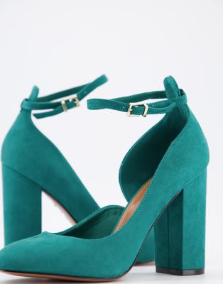 teal shoes heels