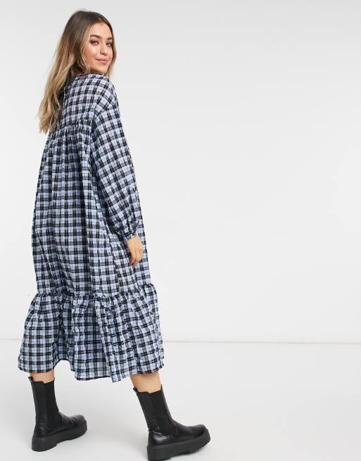 Plaid dress clearance asos