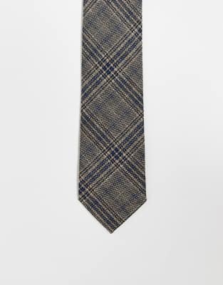 Asos Design Plaid Tie