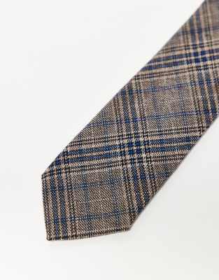 Asos Design Plaid Tie