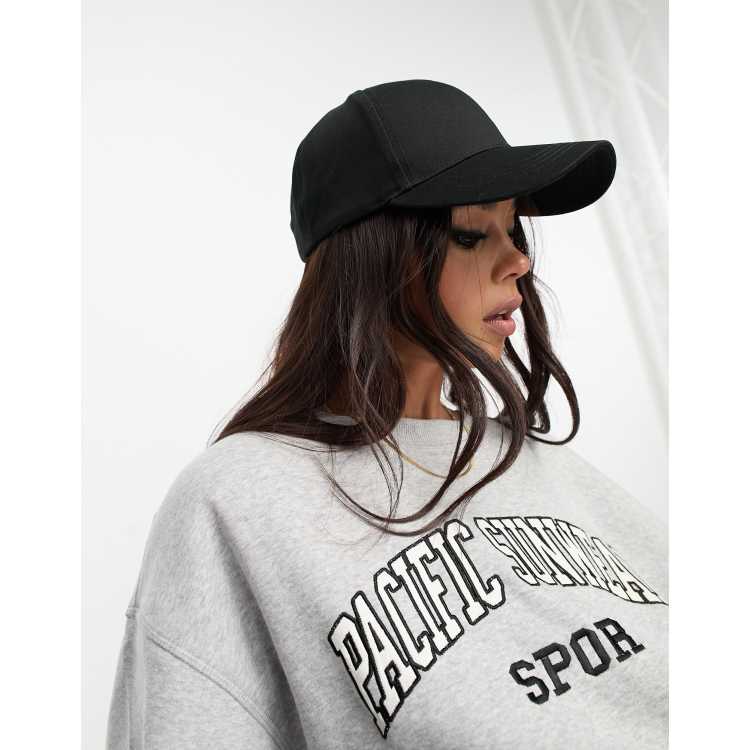 Asos black store baseball cap