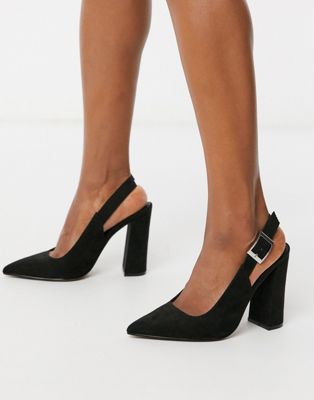 high black block heels