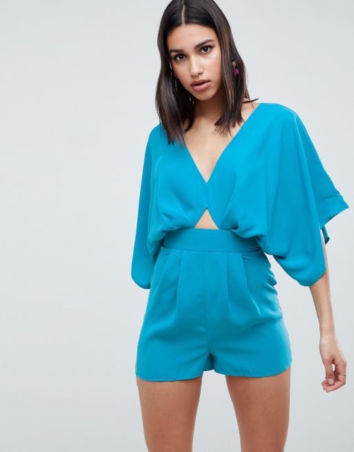 Kimono store sleeve playsuit