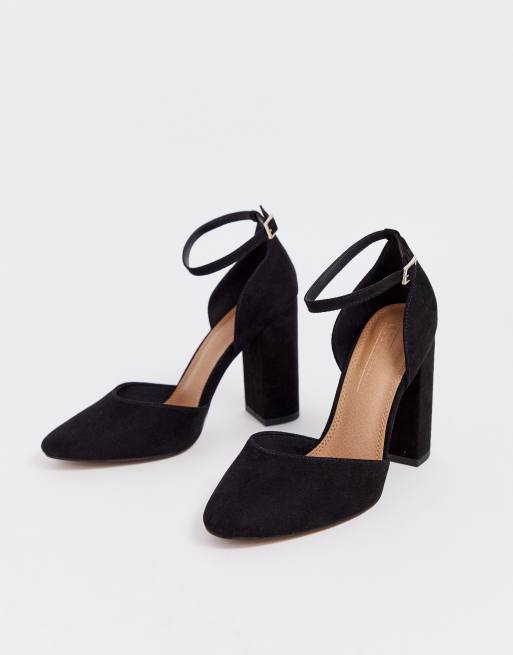 asos design pleasant high block heels
