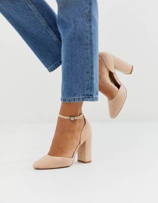 asos beige heels