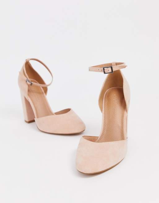 Taupe closed best sale toe heels