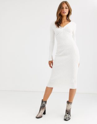 knit midi dress