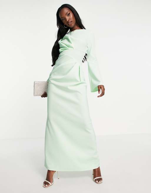 Asos full sleeve maxi 2024 dress