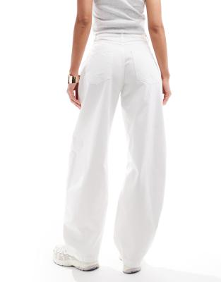 Asos Design Pleated Barrel Leg Pants