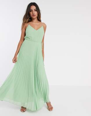 asos sage green dress