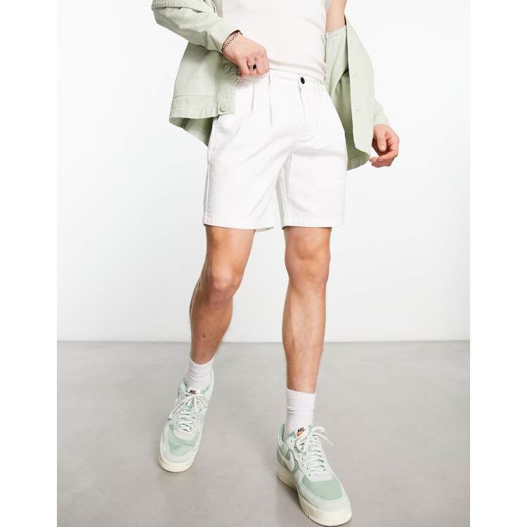 Asos mens sale white shorts