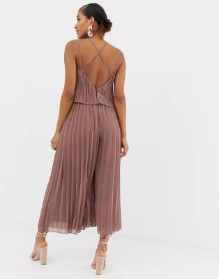 asos pleated jumpsuit