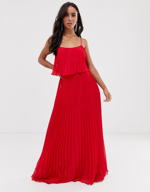 Pleated crop top clearance dress