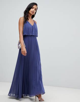 dusty blue dress asos
