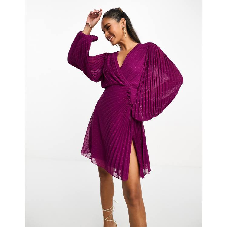 Asos dusty purple clearance dress