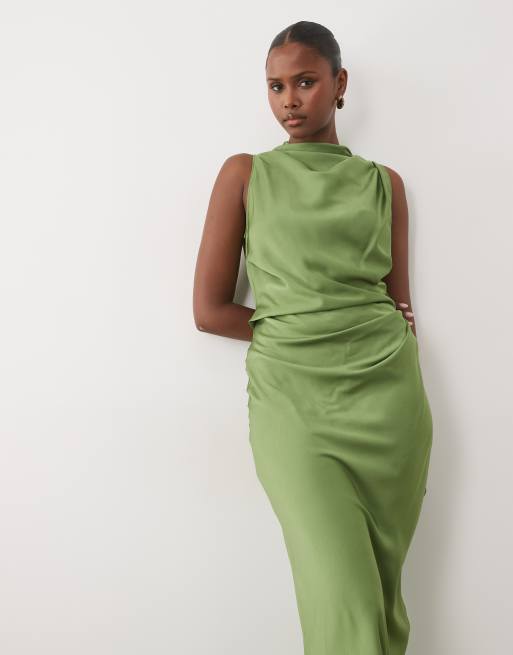 off the shoulder formal dresses Ella Teal Maxi Dress - US 4 SHEIN LUNE Women's Fashion English Violet 2 - 3” / 5 - 7.6 cm Mid Heel Color:Natural Blue