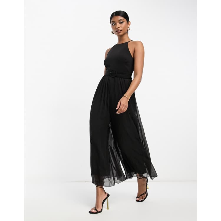 Asos store pleated jumpsuit