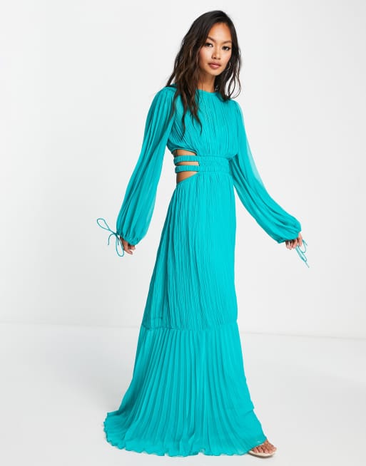 Pleated hotsell dresses asos