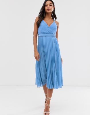 asos midi dress with cami straps