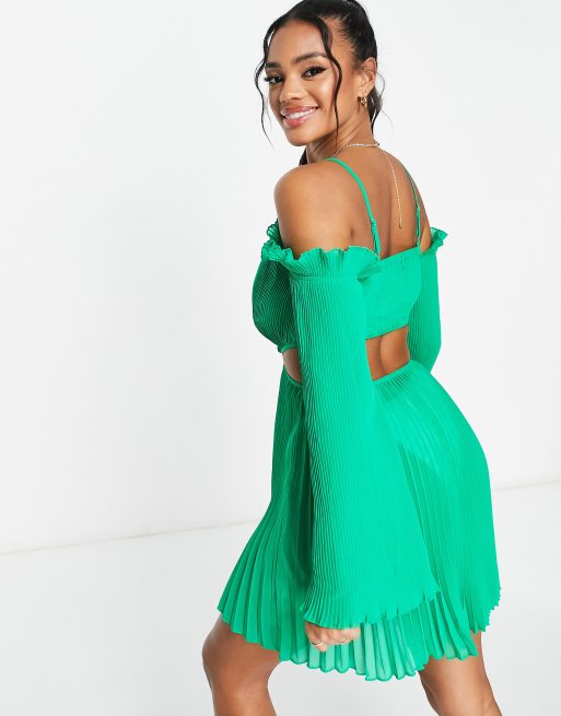 Green beach sale dress