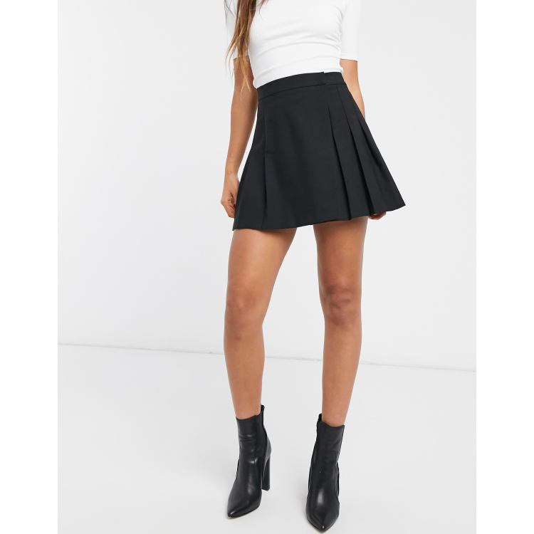 Black skater shop skirt asos