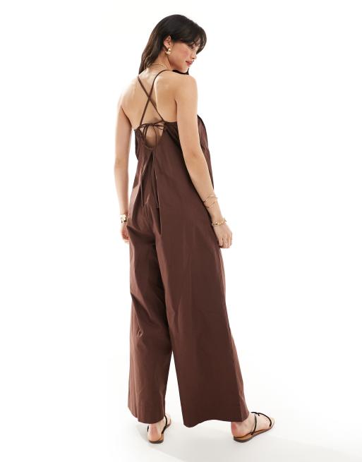 Asos pleated jumpsuit on sale