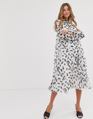asos splodge dress