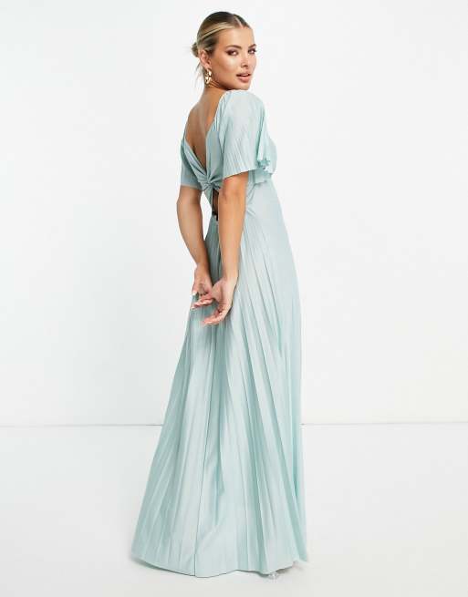 Capped sleeve maxi dress sale