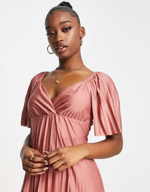 Dark store rose dress