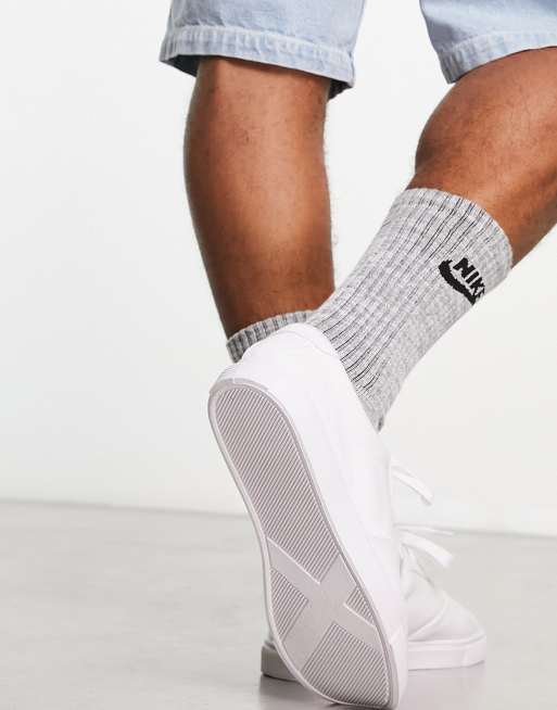 Asos design sneakers in white canvas hotsell