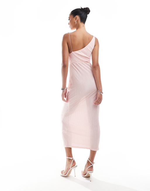 Asos pale pink dress best sale