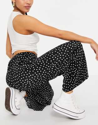 asos polka dot trousers