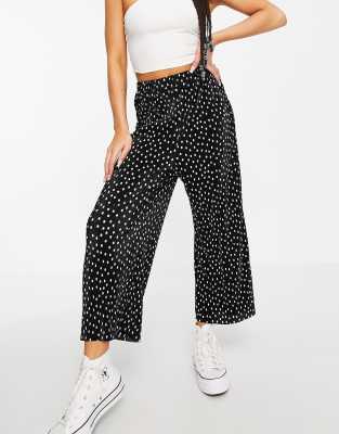 asos polka dot trousers