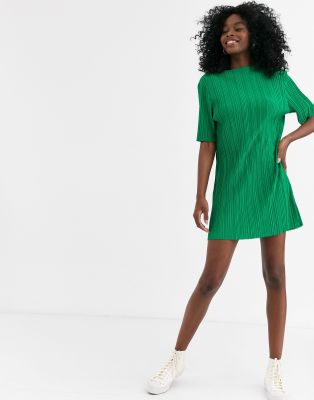 asos green shirt dress