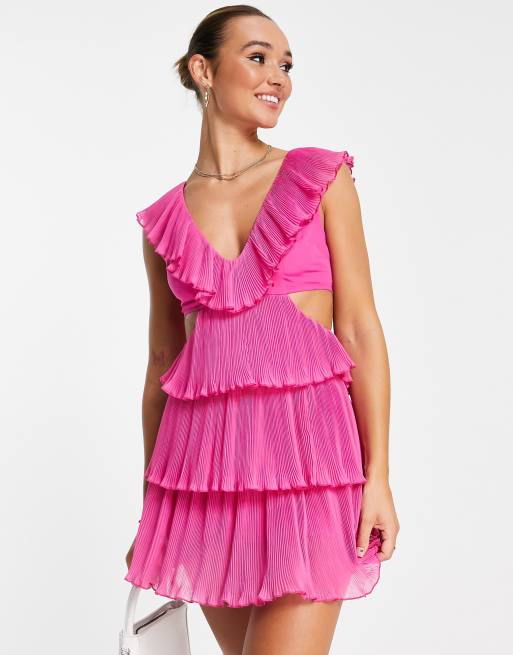 Asos pink cheap mini dress