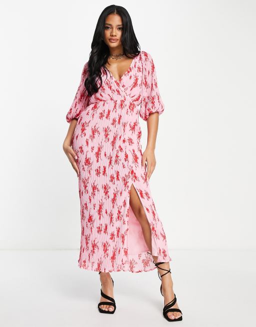 pink and red dress asos