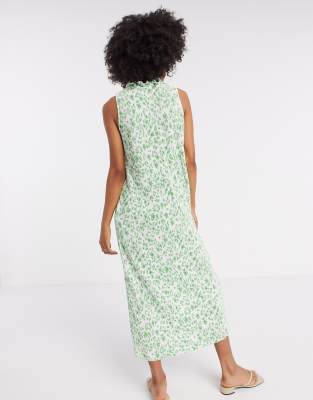 asos plisse dress
