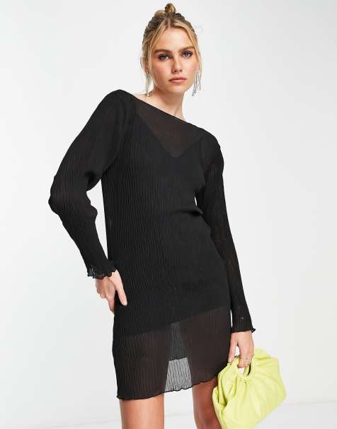 ASOS DESIGN plisse mini dress - view 1