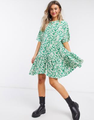 asos green mini dress