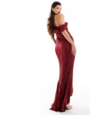 Asos design one shoulder sparkle velvet maxi dress best sale