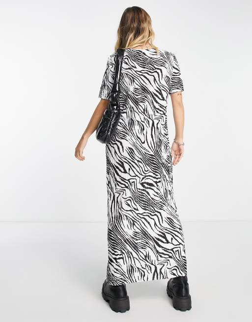 Asos zebra dress best sale