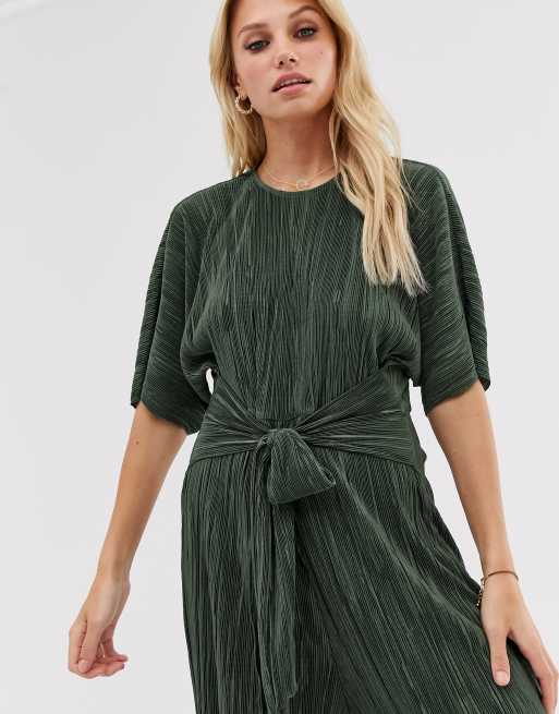 Plisse best sale jumpsuit asos