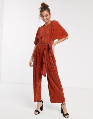 asos rust jumpsuit