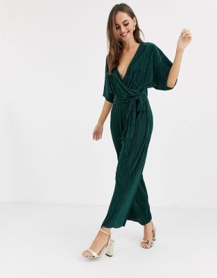 asos green jumpsuit