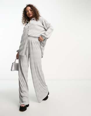 QS Plissierte Wide-Leg-Hose – Lässig, Elastisch, Mit Hohem Bund Und Weitem Bein