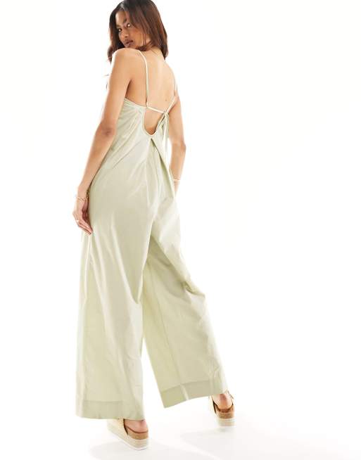Asos bridal jumpsuit deals