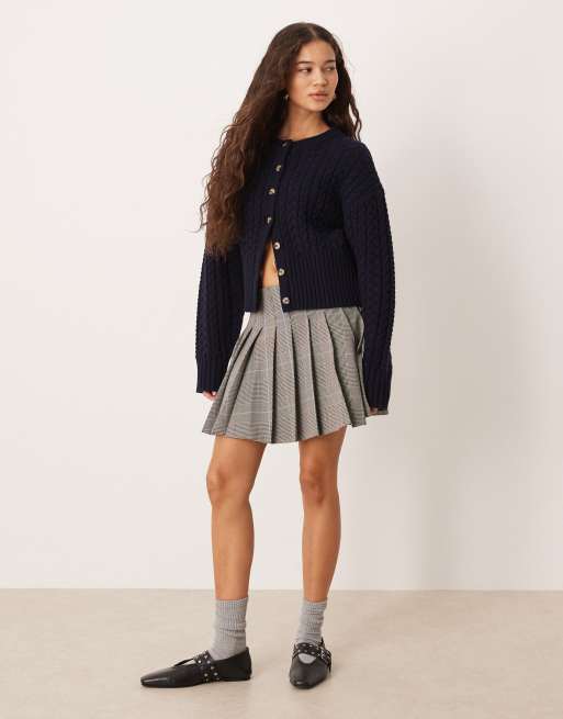 ASOS DESIGN – Plissierter Minirock mit Karomuster, 2 von 5