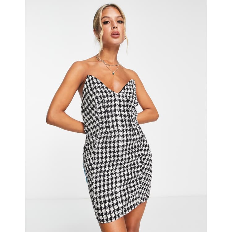 Topshop dogtooth dress hotsell