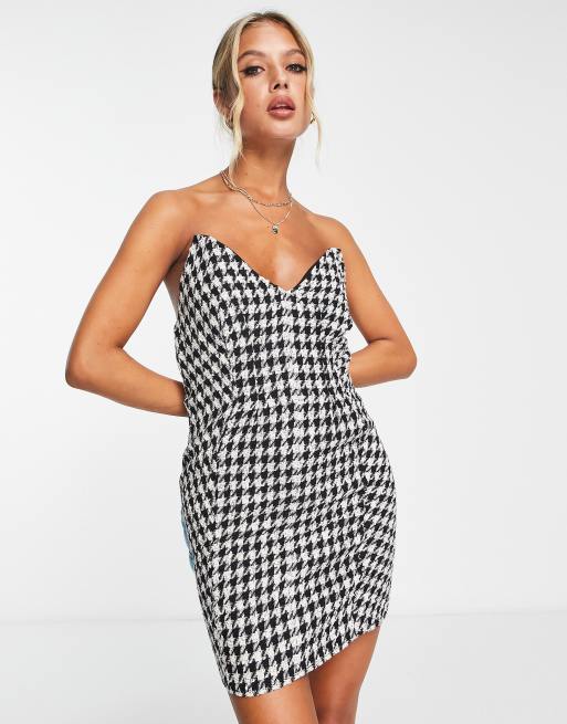 Dogtooth mini dress hotsell